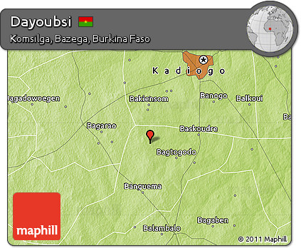 Physical Map of Dayoubsi