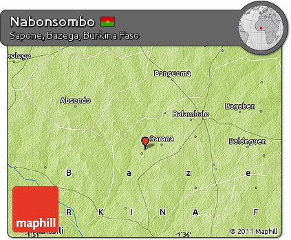 Physical Map of Nabonsombo