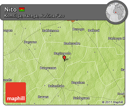 Physical Map of Nito