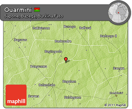 Physical Map of Ouarmini