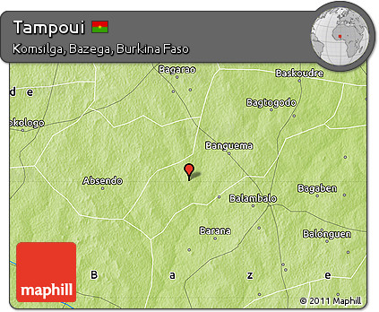 Physical Map of Tampoui