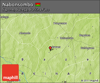 Physical Map of Nabonsombo
