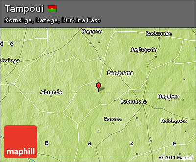 Physical Map of Tampoui
