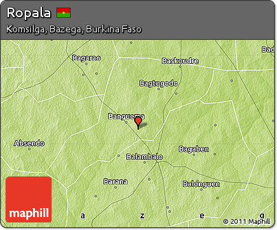 Physical Map of Ropala