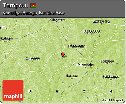 Physical Map of Tampoui