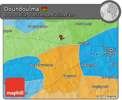 Political Map of Doundoulma