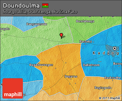 Political Map of Doundoulma