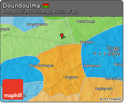 Political Map of Doundoulma