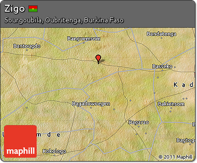 Satellite Map of Zigo