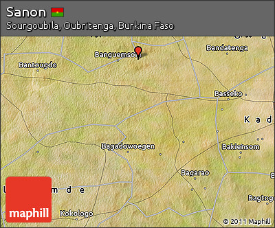 Satellite Map of Sanon