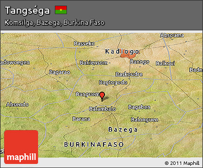 Satellite Panoramic Map of Tangséga