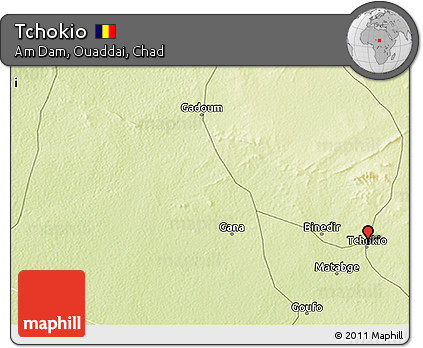Physical 3D Map of Tchokio