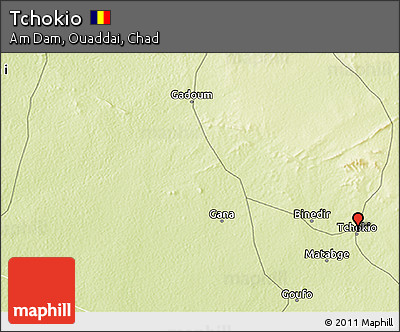 Physical 3D Map of Tchokio