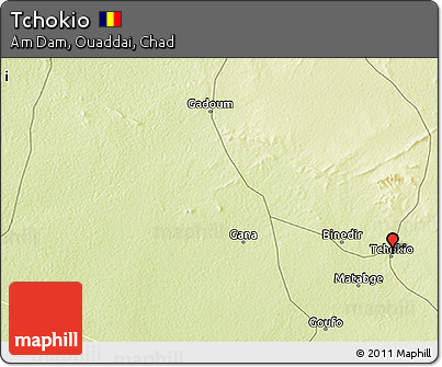 Physical 3D Map of Tchokio