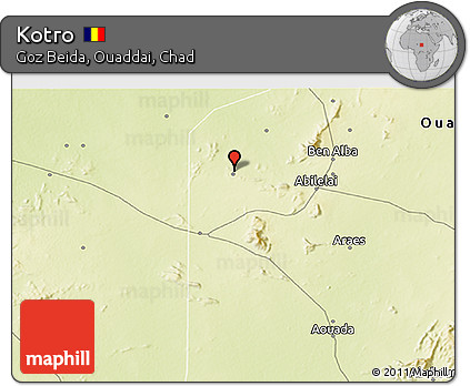 Physical 3D Map of Kotro