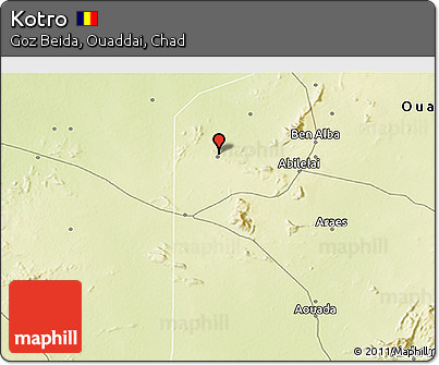 Physical 3D Map of Kotro