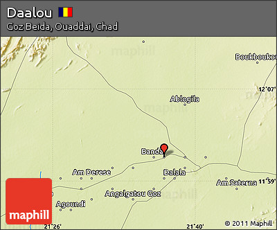 Physical Map of Daalou