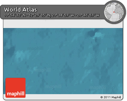 Satellite 3D Map of the Area around 12° 11' 54" N, 21° 10' 29" W