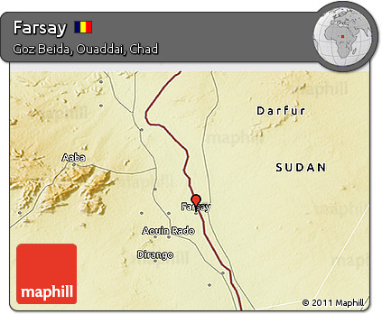 Physical 3D Map of Farsay