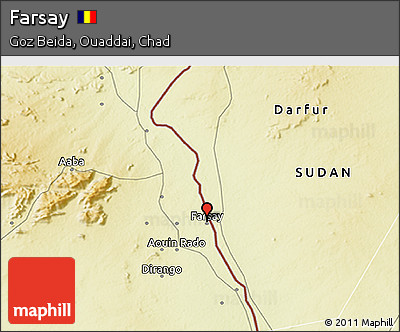 Physical 3D Map of Farsay