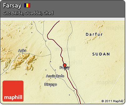 Physical 3D Map of Farsay