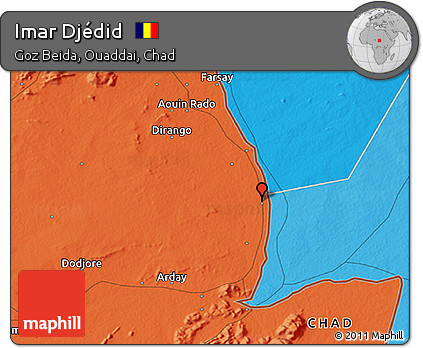 Political 3D Map of Imar Djédid
