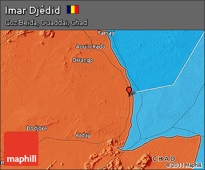 Political 3D Map of Imar Djédid