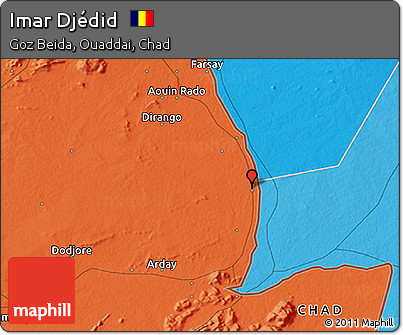 Political 3D Map of Imar Djédid