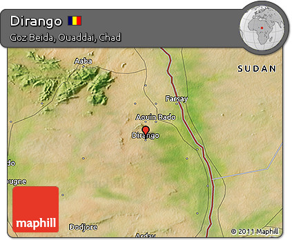 Satellite 3D Map of Dirango