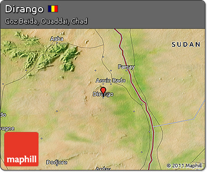 Satellite 3D Map of Dirango