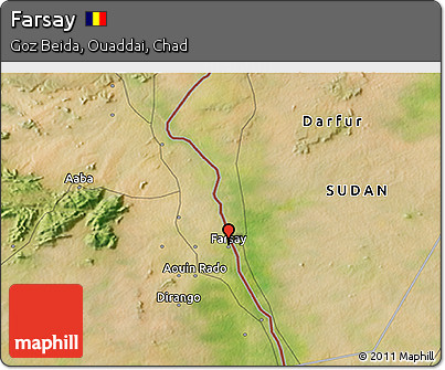 Satellite 3D Map of Farsay