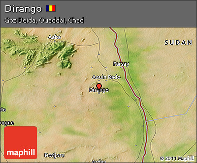 Satellite 3D Map of Dirango