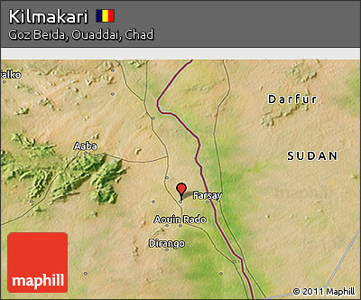 Satellite 3D Map of Kilmakari