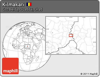Blank Location Map of Kilmakari