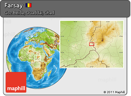 Physical Location Map of Farsay