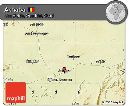 Physical Map of Achaba