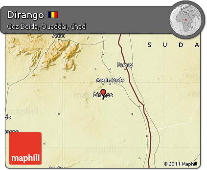 Physical Map of Dirango