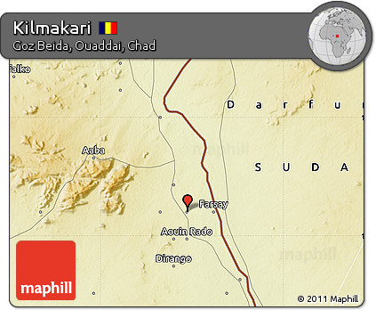 Physical Map of Kilmakari