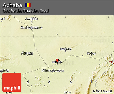 Physical Map of Achaba