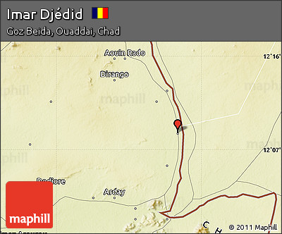Physical Map of Imar Djédid