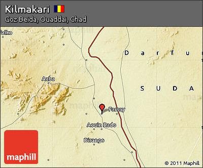 Physical Map of Kilmakari