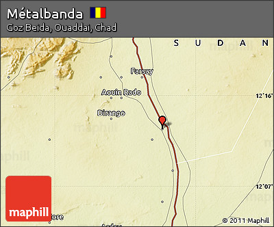 Physical Map of Métalbanda