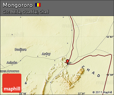 Physical Map of Mongororo