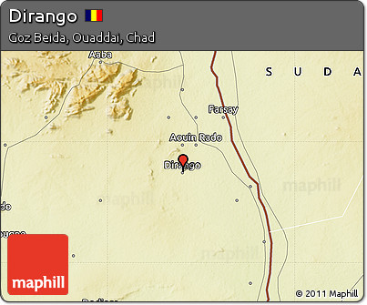 Physical Map of Dirango