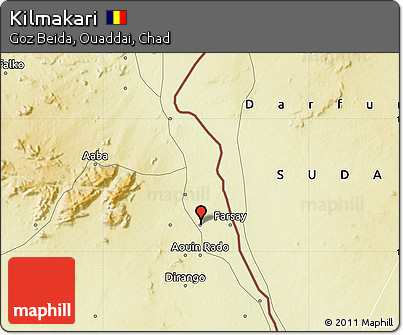 Physical Map of Kilmakari