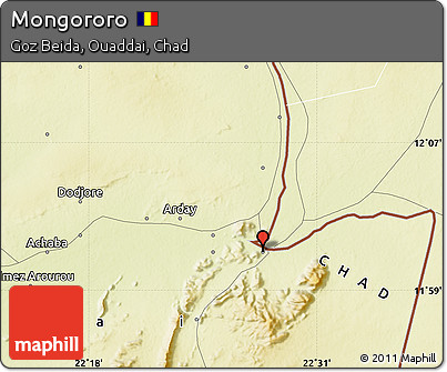 Physical Map of Mongororo