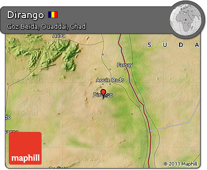 Satellite Map of Dirango