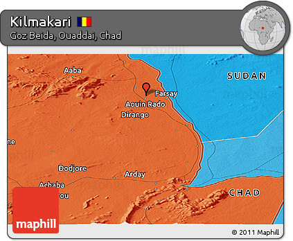 Political Panoramic Map of Kilmakari