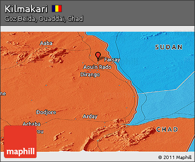 Political Panoramic Map of Kilmakari