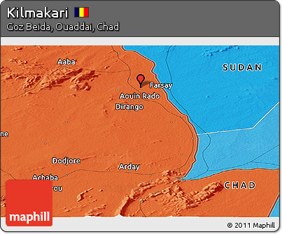 Political Panoramic Map of Kilmakari